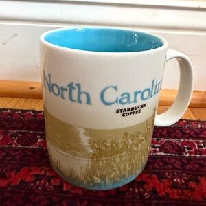 Starbucks North Carolina Mug - Sky Blue and Beige